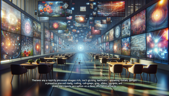 High-quality visuals guiding customers in a saturated digital marketing environment.