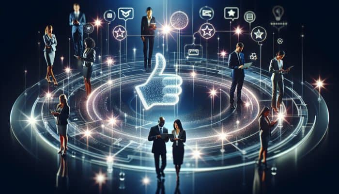 ProvenExpert Customer Reviews: A modern digital platform showing customer reviews and ratings, used by diverse professionals on various devices.