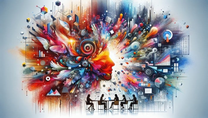 A vibrant graphic with an expert quote on a dynamic background, designed to boost engagement.