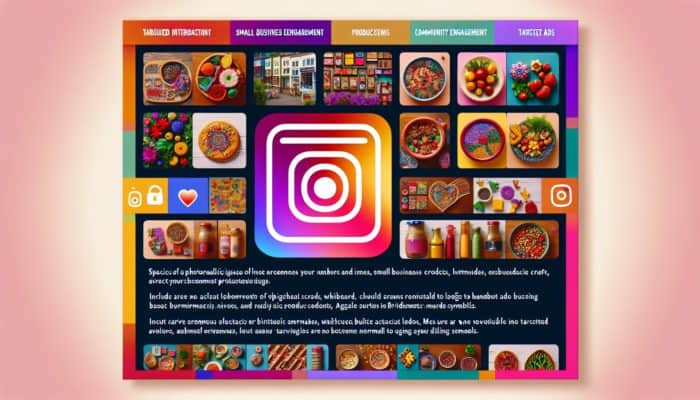 Instagram Marketing in Bridgwater for Small Business: A vibrant Instagram interface with Bridgwater small business products, engaging visuals, and user-generated content.