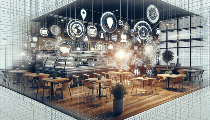 Expert Website Redesign in Cinderford for Small Businesses: Redesigned modern UK café website in Cinderford, featuring sleek interfaces, local maps, reviews, and scenes of surging footfall and online orders.