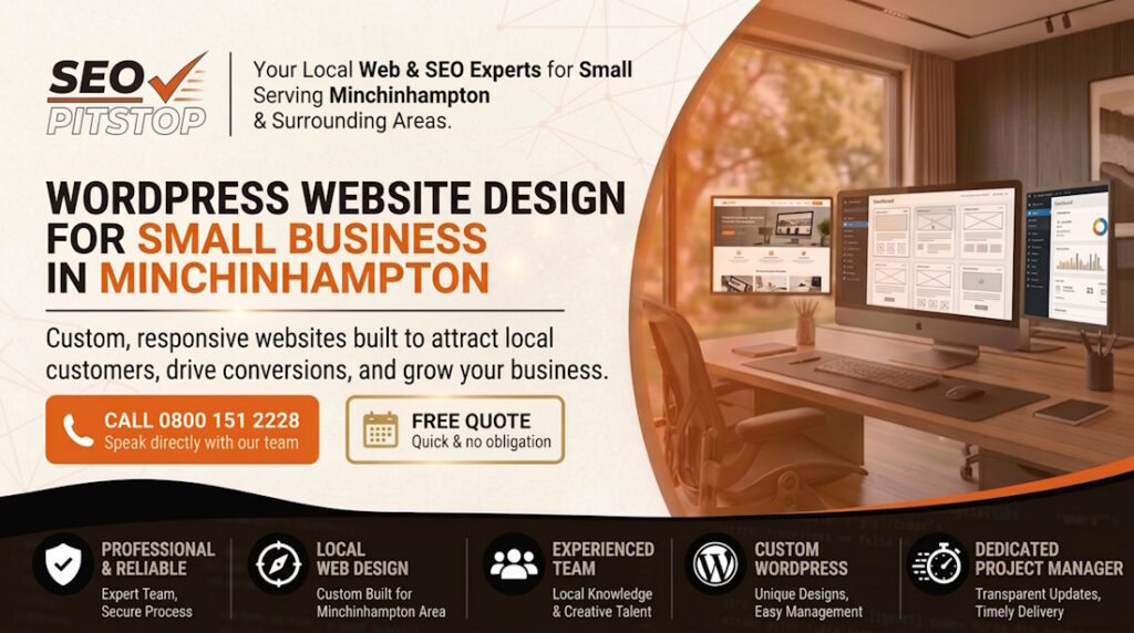 Wordpress Website Design Agency in Minchinhampton