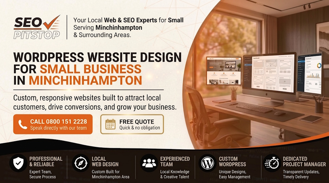 Wordpress Website Design Agency in Minchinhampton