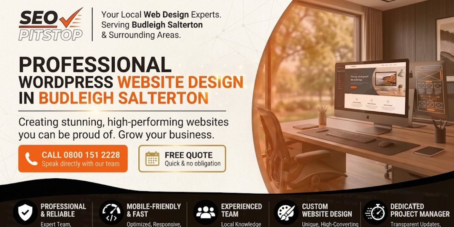 wordpress website design in budleigh salterton